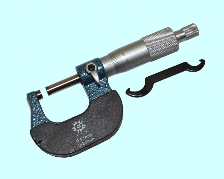 Микрометр Гладкий МК- 25     0- 25 мм (0,01) кл.т.1 тв.сплав "TLX" (400-105)