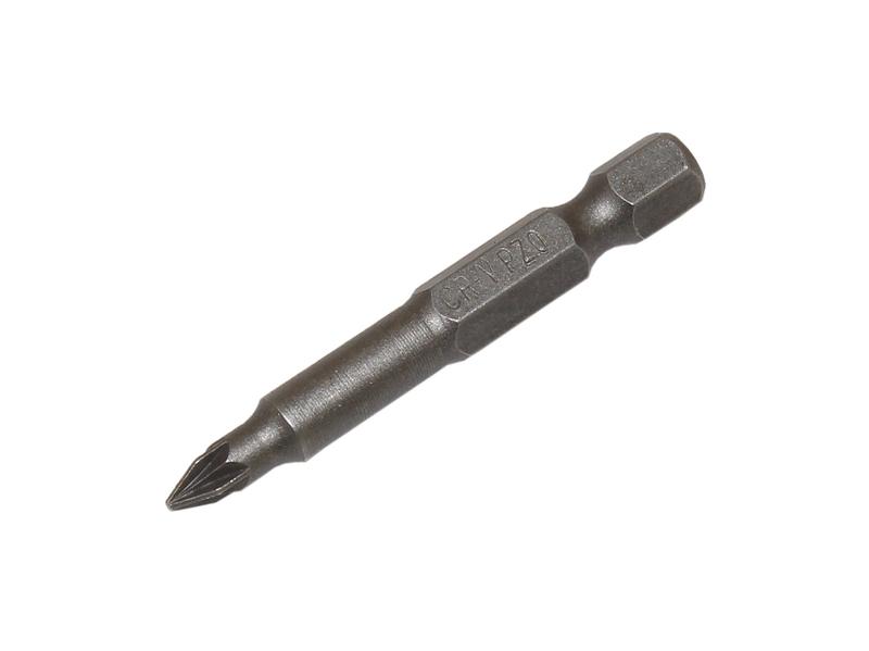 Биты крестовые PZ3х 50мм CrV цилиндрические DIN3126 хв-к Е1/4 "CNIC"