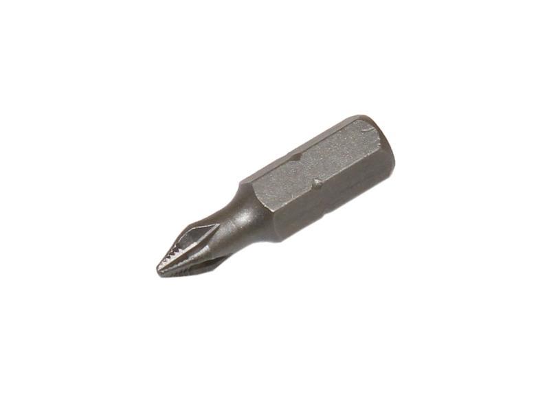 Биты крестовые РН1х 25мм S2 с насечкой DIN3126 хв-к С1/4 PROFI "CNIC"