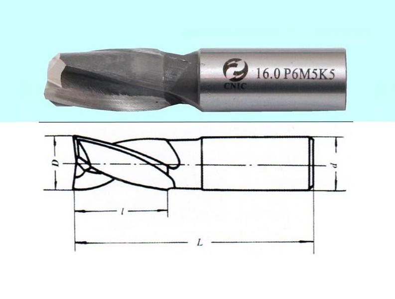 Фреза Шпоночная d20,0х22х88 ц/х Р6М5К5 DIN327 "CNIC"