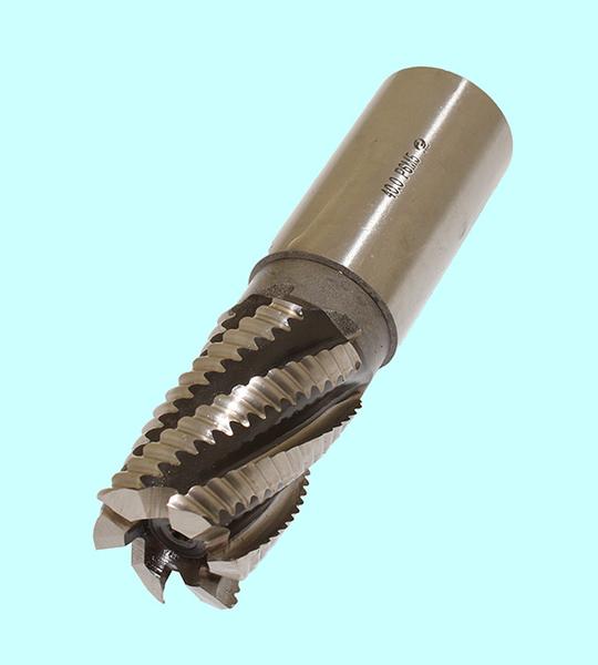 Фреза Концевая d45,0х 63х155 ц/х Р6АМ5  Z=6 обдирочная со стружколомом "CNIC" dхв-40мм