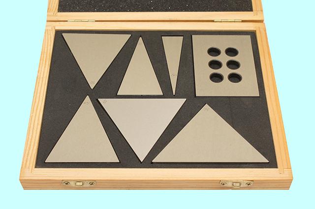 Набор мер плоского угла (7 мер от 15° до 90°), ±1' "TLX" (ZT02-09)