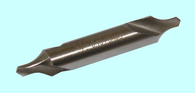 Сверло d  2,0х5,0х40,0х5,3х6.3 центровочное Р6АМ5, двухстороннее, тип R (с дугообразующей) вышл.проф. DIN333 "TLX"