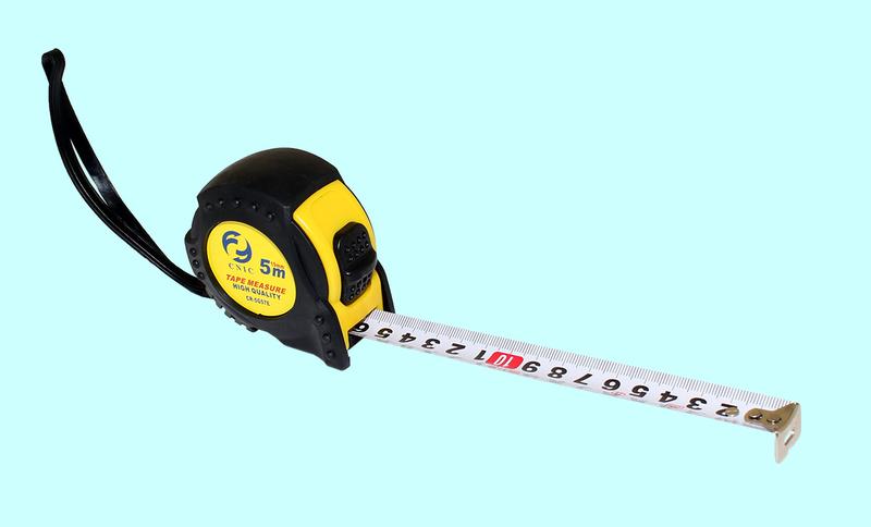 Рулетка   5 метров х 19мм с 2-мя фиксаторами обрезиненная "CNIC" CR-G57 (5G57Е)