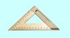Угольник Треугольник  200 мм с широким основанием "CNIC"