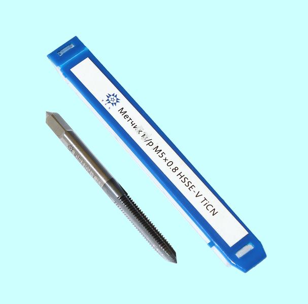 Метчик М 5,0 (0,8) м/р.HSSЕ-V (GV3) покрытие TiCN ISO 529 "TLX"