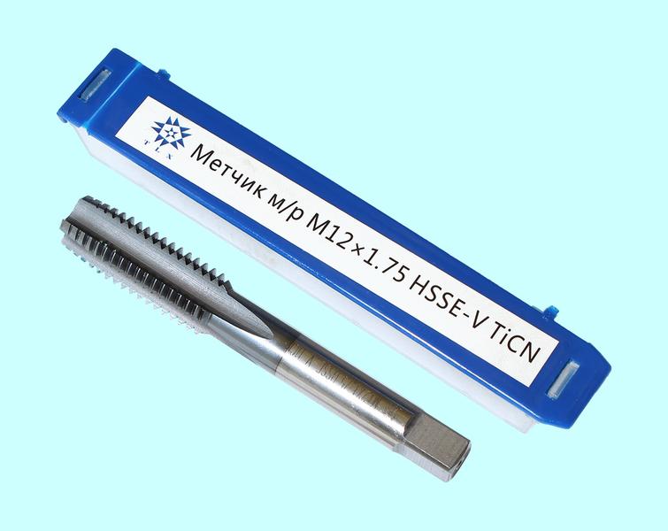 Метчик М12,0 (1,75) м/р.HSSЕ-V (GV3) покрытие TiCN ISO 529 "TLX"