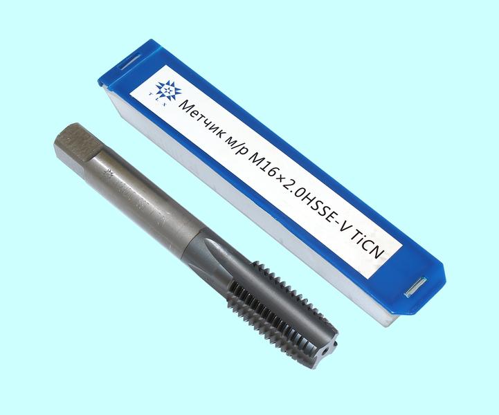 Метчик М16,0 (2,0) м/р.HSSЕ-V (GV3) покрытие TiCN ISO 529 "TLX"