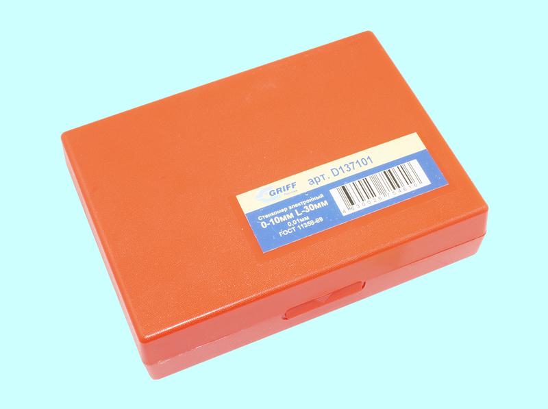 Стенкомер индикаторный электронный (0-10мм), цена дел. 0,01мм, L 30мм "GRIFF"