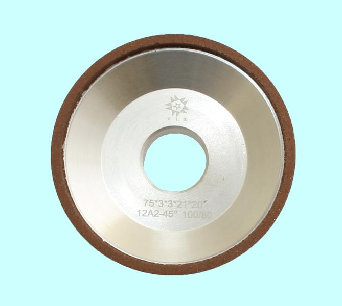 Круг алмазный 12А2-45град.(чашечный конический)  75х3х3х21х20 SSD-2(АС4) 100/80, 100% В2-01 9,0 карат "TLX"