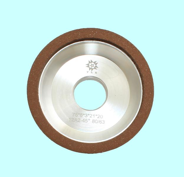 Круг алмазный 12А2-45град.(чашечный конический)  75х6х3х21х20 SSD-2(АС4)  80/63, 100% В2-01 17,2 карат "TLX"