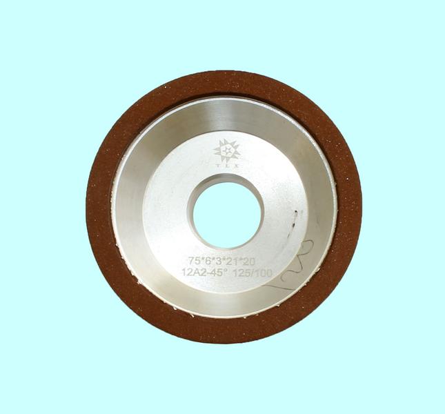 Круг алмазный 12А2-45град.(чашечный конический)  75х6х3х21х20 SSD-2(АС4) 125/100, 100% В2-01 17,2 карат "TLX"