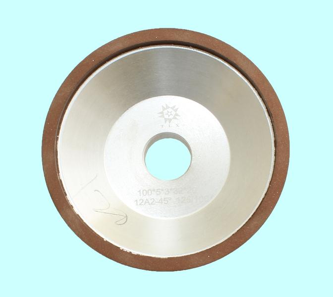 Круг алмазный 12А2-45град.(чашечный конический) 100х 5х3х32х20 SSD-2(АС4) 125/100, 100% В2-01 23,4 карат "TLX"