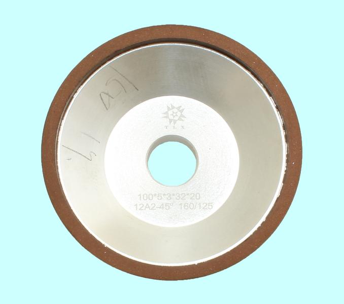 Круг алмазный 12А2-45град.(чашечный конический) 100х 5х3х32х20 SSD-2(АС4) 160/125, 100% В2-01 23,4 карат "TLX"
