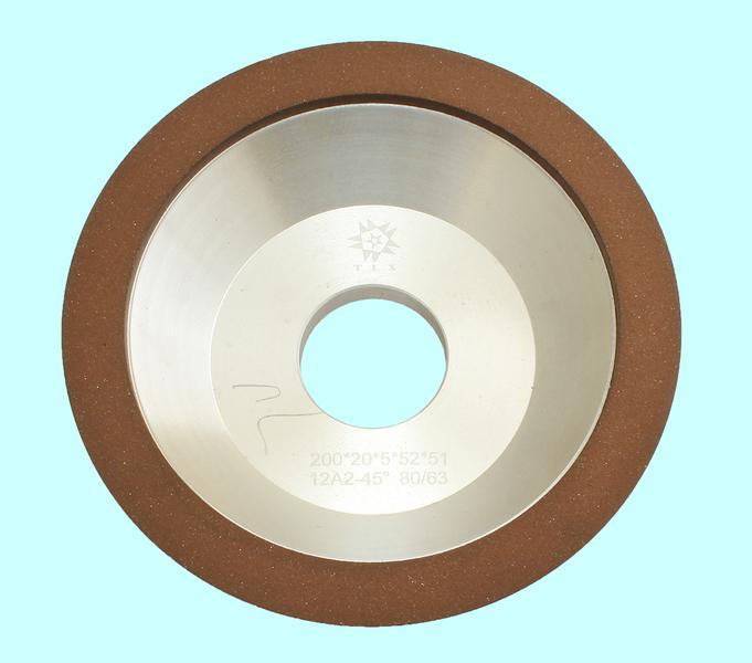 Круг алмазный 12А2-45град.(чашечный конический) 200х20х5х52х51 SSD-2(АС4)  80/63, 100% В2-01 249,0 карат "TLX"