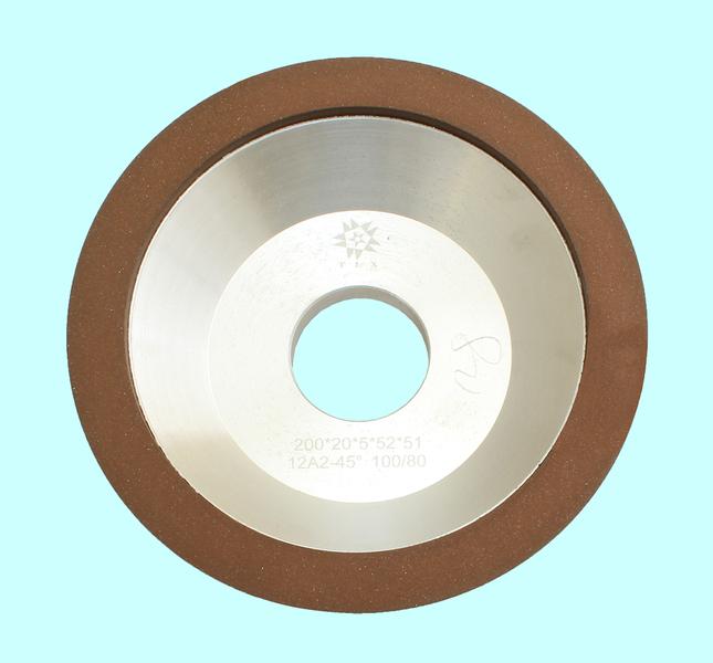 Круг алмазный 12А2-45град.(чашечный конический) 200х20х5х52х51 SSD-2(АС4) 100/80, 100% В2-01 249,0 карат "TLX"