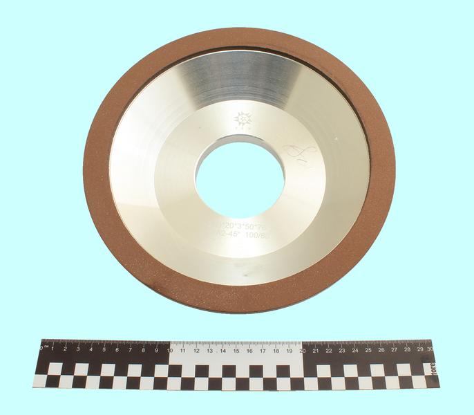 Круг алмазный 12А2-45град.(чашечный конический) 250х20х3х50х76 SSD-2(АС4) 100/80 100% В2-01 191,0 карат "TLX"