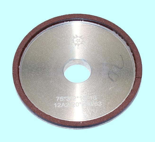 Круг алмазный 12А2-20град.(тарельчатый)  75х3х2х16  SSD-2(АС4)  80/63 100% В2-01 6,0кар. "TLX"