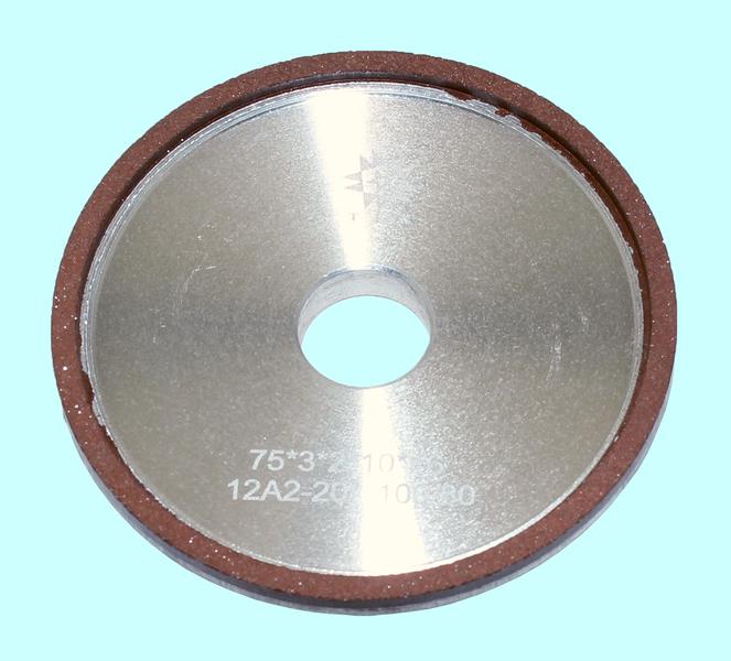 Круг алмазный 12А2-20град.(тарельчатый)  75х3х2х16  SSD-2(АС4) 100/80 100% В2-01 6,0кар. "TLX"