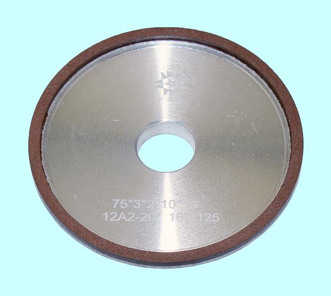 Круг алмазный 12А2-20град.(тарельчатый)  75х3х2х16  SSD-2(АС4) 160/125 100% В2-01 6,0кар. "TLX"