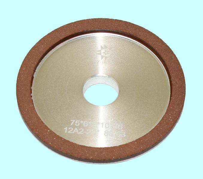 Круг алмазный 12А2-20град.(тарельчатый)  75х6х2х16  SSD-2(АС4)  80/63 100% В2-01 11,4кар. "TLX"