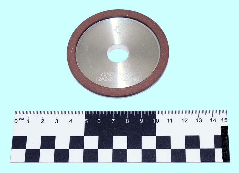 Круг алмазный 12А2-20град.(тарельчатый)  75х6х2х16  SSD-2(АС4) 125/100 100% В2-01 11,4кар. "TLX"