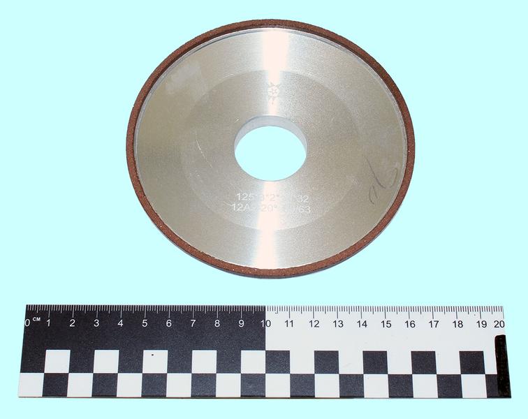 Круг алмазный 12А2-20град.(тарельчатый) 125х 3х2х16х32  SSD-2(АС4)  80/63 100% В2-01 10,1кар. "TLX"