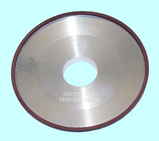 Круг алмазный 12А2-20град.(тарельчатый) 125х 3х2х16х32  SSD-2(АС4) 100/80 100% В2-01 10,1кар. "TLX"