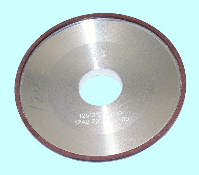 Круг алмазный 12А2-20град.(тарельчатый) 125х 3х2х16х32  SSD-2(АС4) 125/100 100% В2-01 10,1кар. "TLX"