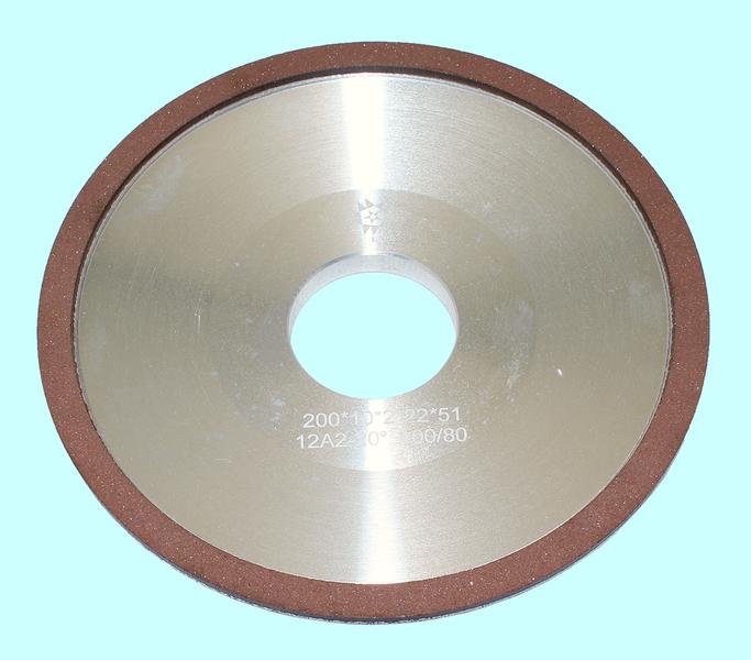 Круг алмазный 12А2-20град.(тарельчатый) 200х10х2х51  SSD-2(АС4) 100/80 100% В2-01 52,5кар. "TLX"