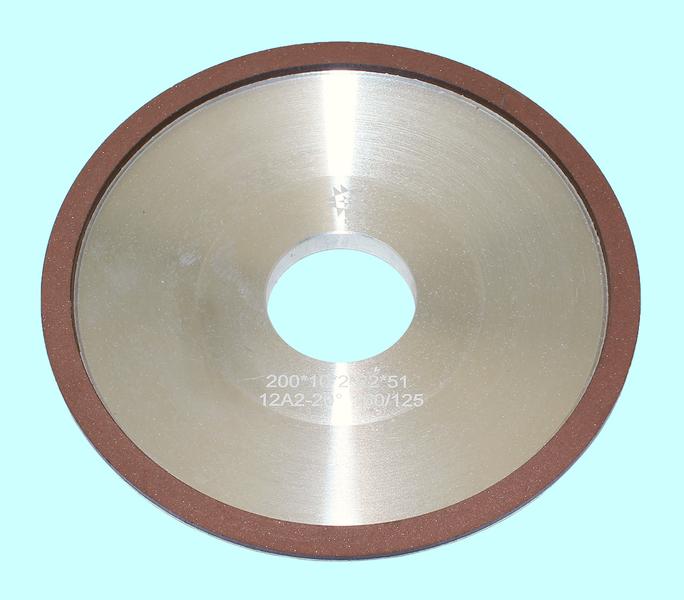 Круг алмазный 12А2-20град.(тарельчатый) 200х10х2х51  SSD-2(АС4) 160/125 100% В2-01 52,5кар. "TLX"