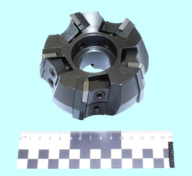 Фреза Торцевая насадная 100х50х32 с механическим креплением 4-гран. пластин (YT15 4160511) Т15К6, Z=5 "TLX"