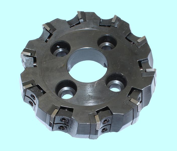 Фреза Торцевая насадная 200х63х60 с механическим креплением 4-гран. пластин (YT15 4160511)  Т15К6, Z=10 "TLX"