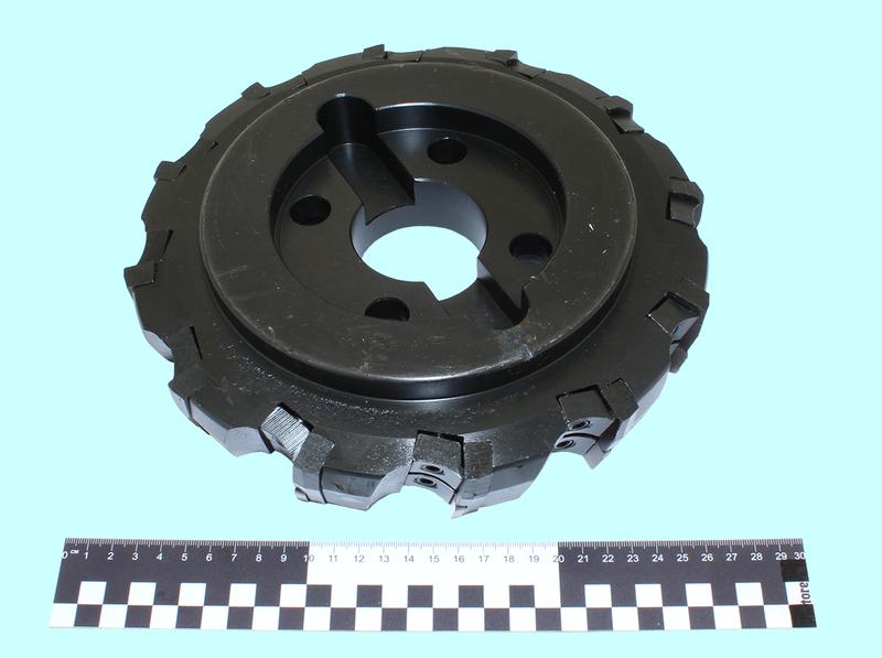 Фреза Торцевая насадная 250х63х60 с механическим креплением 4-гран.пластин (YT15 4160511)  Т15К6, Z=12 "TLX"