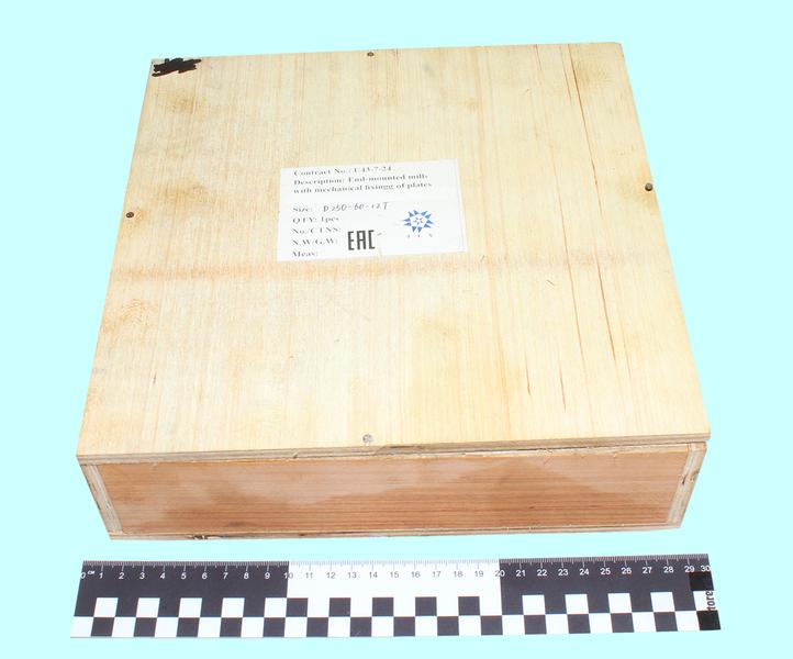 Фреза Торцевая насадная 250х63х60 с механическим креплением 4-гран.пластин (YT15 4160511)  Т15К6, Z=12 "TLX"