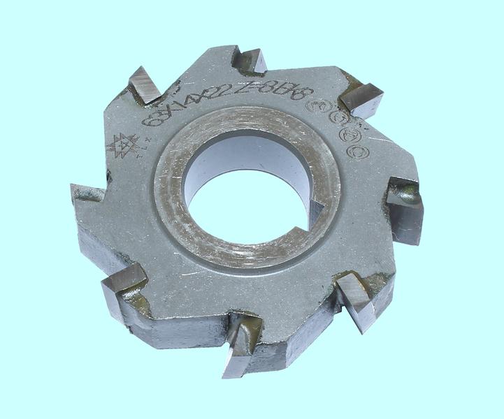 Фреза дисковая 3-х сторонняя  63х14х22, Z=8 ВК8 с разнонаправл.зубьями "TLX"