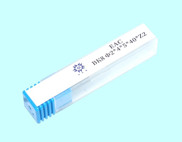 Фреза Шпоночная d 2,0х 5х40 ц/х ВК8 цельная "TLX"