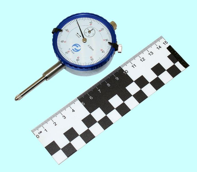 Индикатор Часового типа ИЧ-20, 0-20мм цена дел.0.01 (без ушка) "CNIC" (211-20)