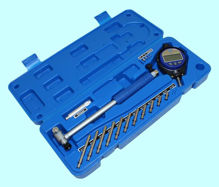 Нутромер Индикаторный  50-160мм электронный, глуб.изм. 150мм (0,01), 12 вставок "CNIC" (321-160)