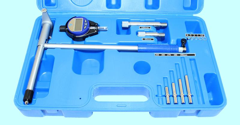 Нутромер Индикаторный 250-450мм электронный, глуб.изм. 250мм (0,01) 5 вставок "CNIC" (321-450)