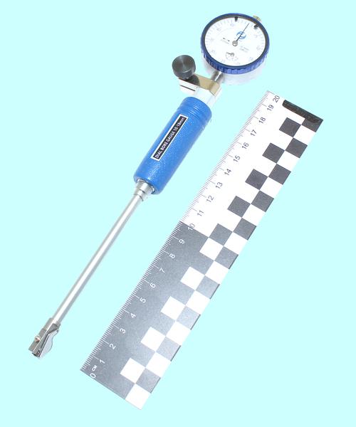 Нутромер Индикаторный  10-18мм НИ-18 глуб.изм. 100мм  (0,01) 9 вставок "CNIC" (332-18)