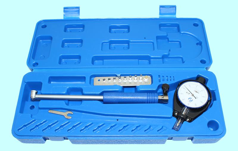 Нутромер Индикаторный  18-35мм НИ-35 глуб.изм. 125мм  (0,01) 9 вставок "CNIC" (333-35)