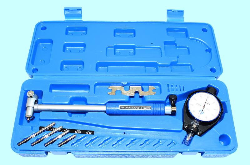 Нутромер Индикаторный  50-100мм НИ-100 глуб.изм. 150мм  (0,01) 5 вставок "CNIC" (335-100)