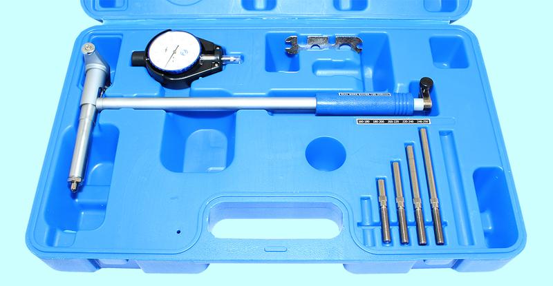 Нутромер Индикаторный 160-250мм НИ-250. глуб.изм. 250мм (0,01) 5 вставок "CNIC" (335-250)