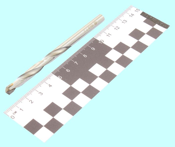 Сверло d  7,2 х 69 х109 ц/х ВК8 с напайными пластинами "TLX"