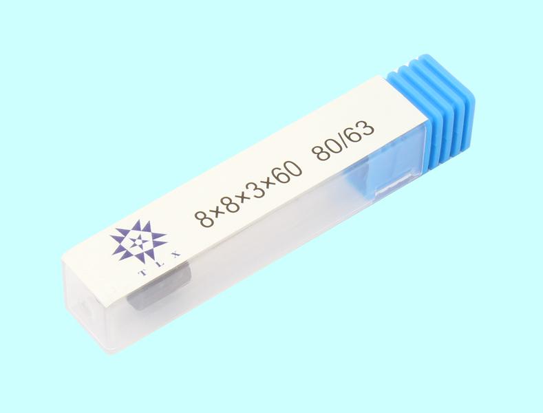 Головка алмазная цилиндрическая d 8,0х 3х 8х60мм AW(ГЦ) SSD-2(АС4) 80/63 100% В2-01 с хвостовиком "TLX"