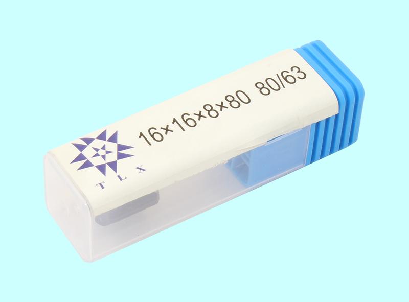 Головка алмазная цилиндрическая d16,0х 8х16х80мм AW(ГЦ) SSD-2(АС4) 80/63 100% В2-01 с хвостовиком "TLX"
