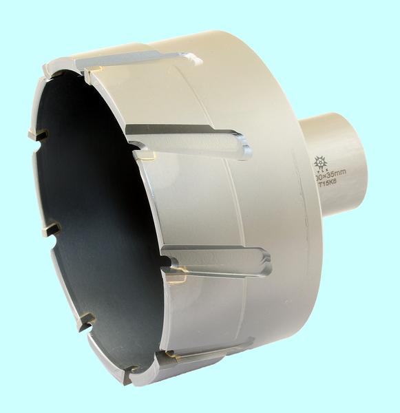 Сверло d100х30 корончатое кольцевое Т15К6 хвостовик Weldon 32мм по металлу "TLX"