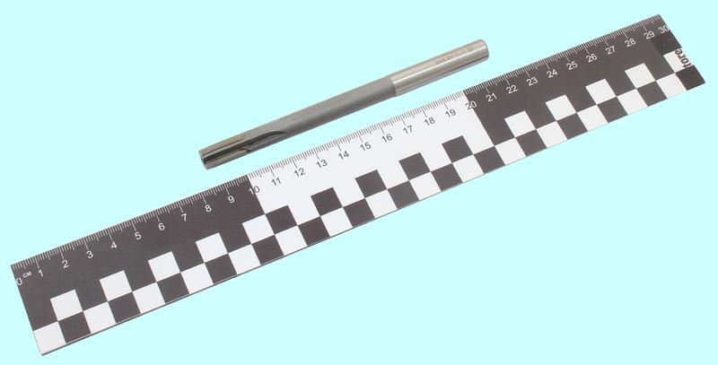 Развертка d 10,0 H9 ц/х машинная с напайными пластинами ВК8 (18х133мм) "TLX"