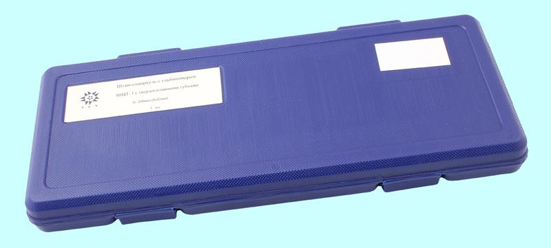 Штангенциркуль 0 - 200 ШЦТ-I (0,02) с тв.спл. губками, с глубиномером "TLX"